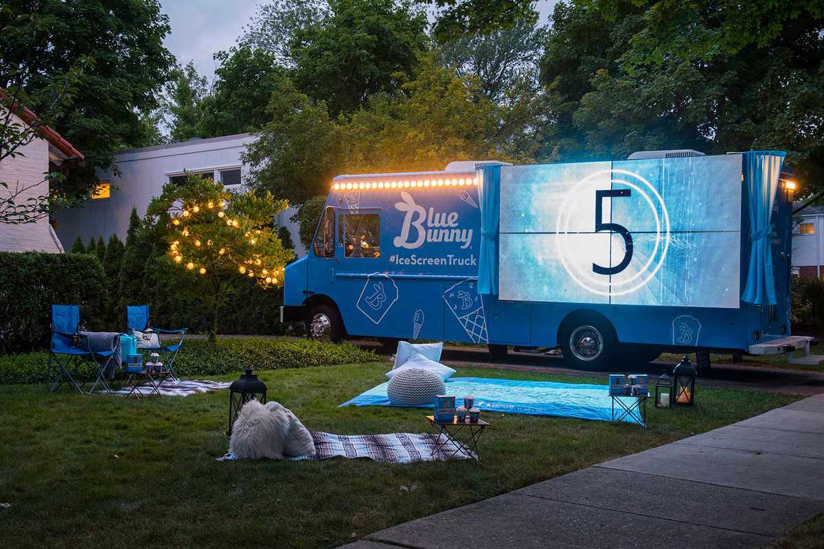 You Could Win a Private Outdoor Movie Screening From Blue Bunny Ice Cream | Travel + Leisure
