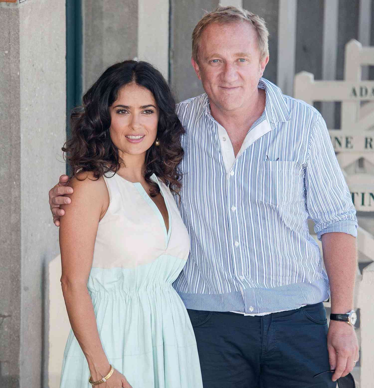 Salma Hayek S Husband Surprised Her With A Vow Renewal In Bora Bora People Com