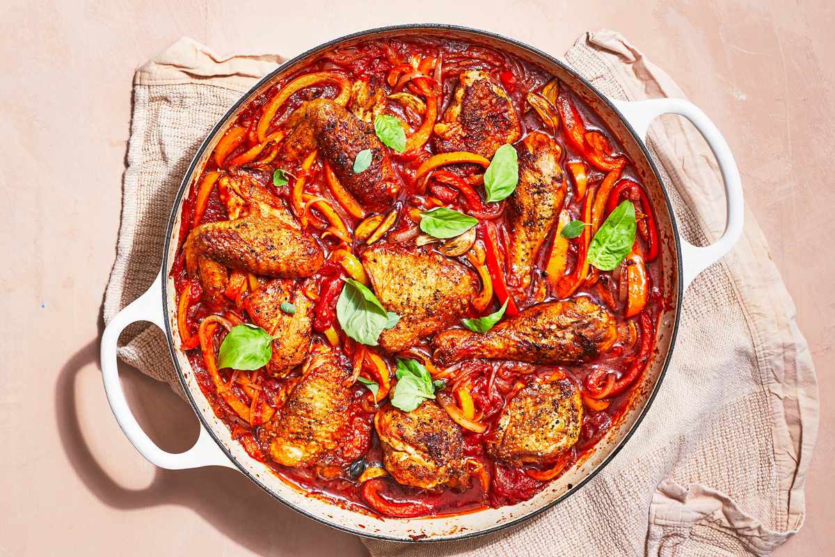 Summer Chicken-and-Pepper Stew Recipe | Food & Wine