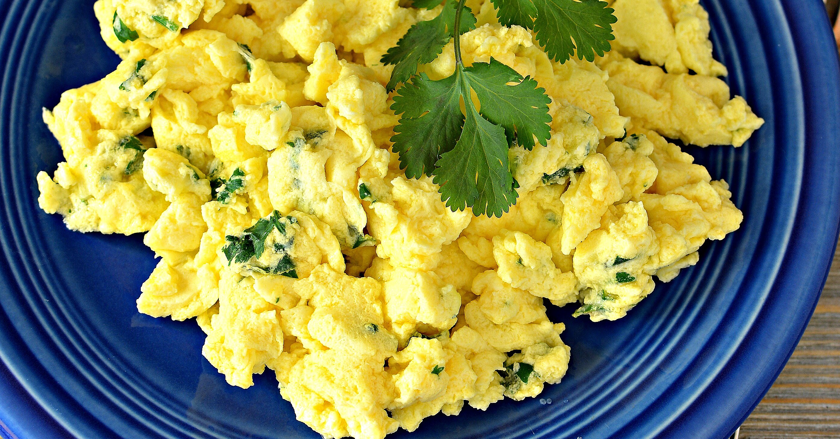 Garlic-Cilantro Scrambled Eggs | Allrecipes