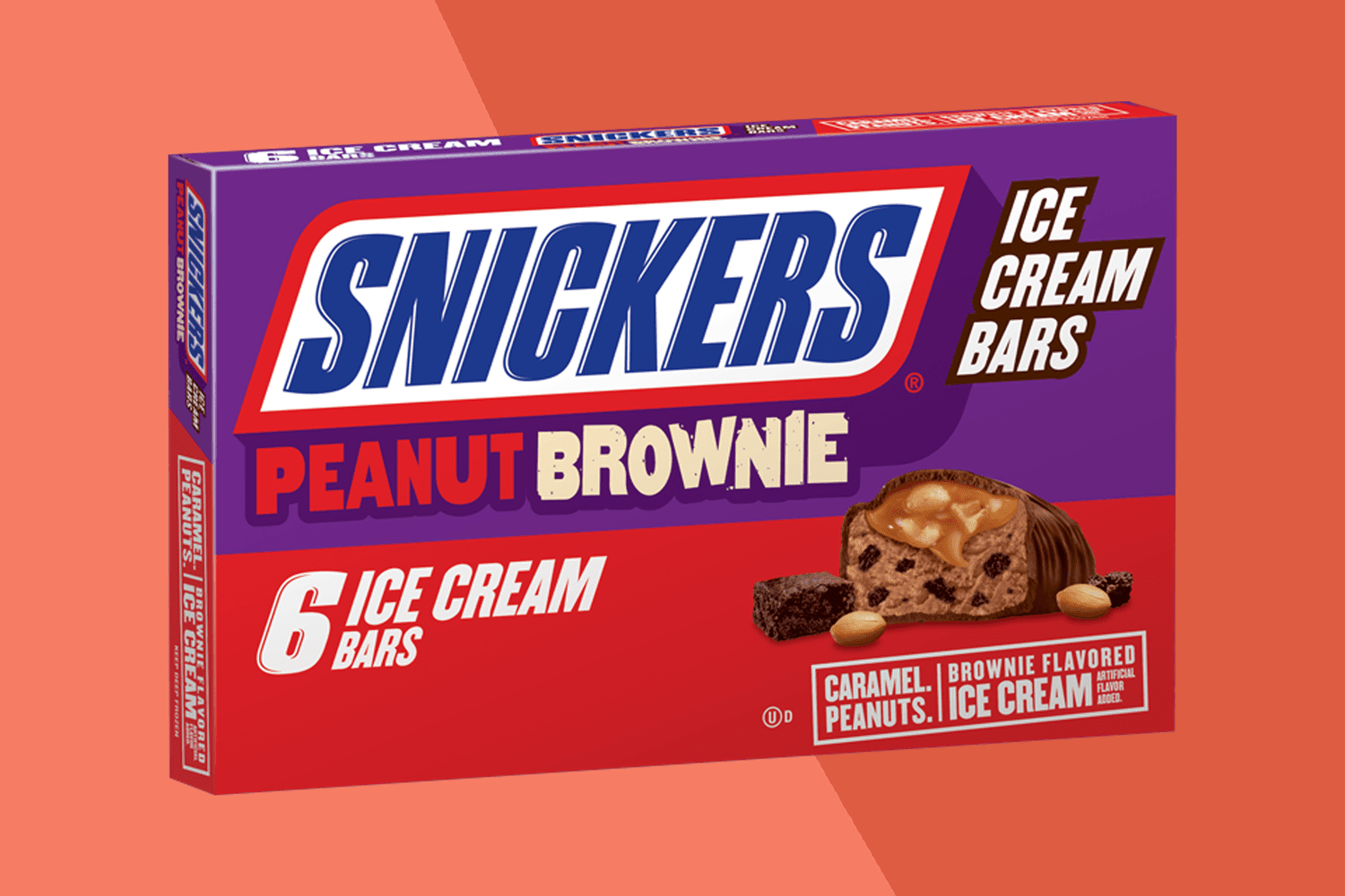 Snickers Is Making a Peanut Brownie Ice Cream Bar