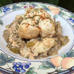 Slow Cooker Creamy Chicken and Dumplings