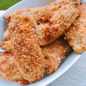 Air Fryer Cornflake-Crusted Chicken Tenders