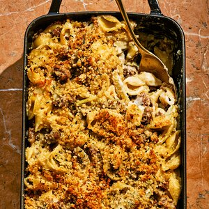 Sausage & Caramelized Fennel Mac and Cheese