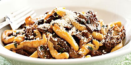 Makaruni Pasta With Morel Mushroom Sauce Recipe Myrecipes