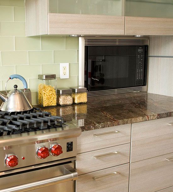 How To Integrate A Microwave Better Homes Gardens