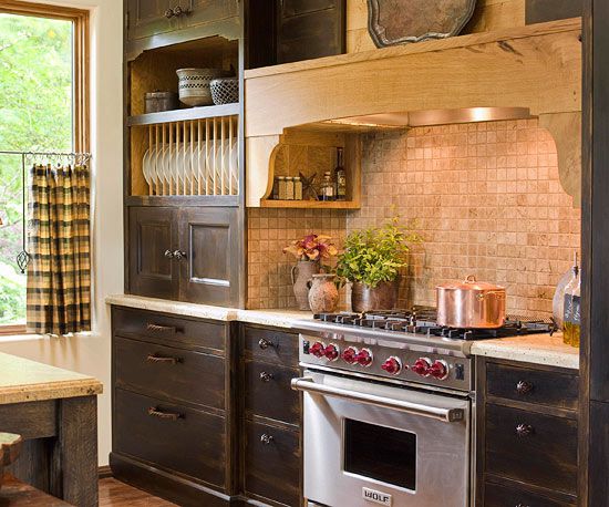 Kitchen Colors With Dark Cabinets Better Homes Gardens