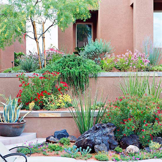 Easy Care Desert Landscaping Ideas Better Homes Gardens