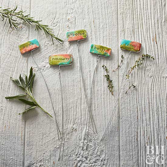 Diy Plant Markers Better Homes Gardens