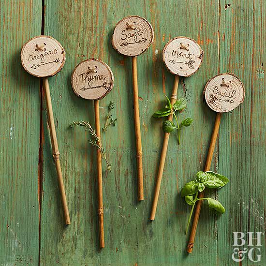 Diy Plant Markers Better Homes Gardens