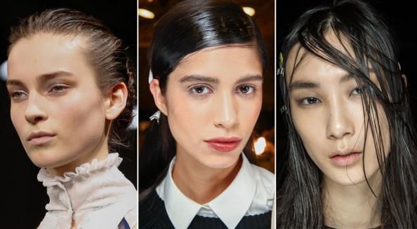 Fashion Week Hair Trend The Wet Look Instyle