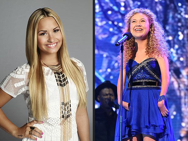The X Factor Rion Paige S Lady Gaga Song Leaves Demi Lovato In Tears People Com