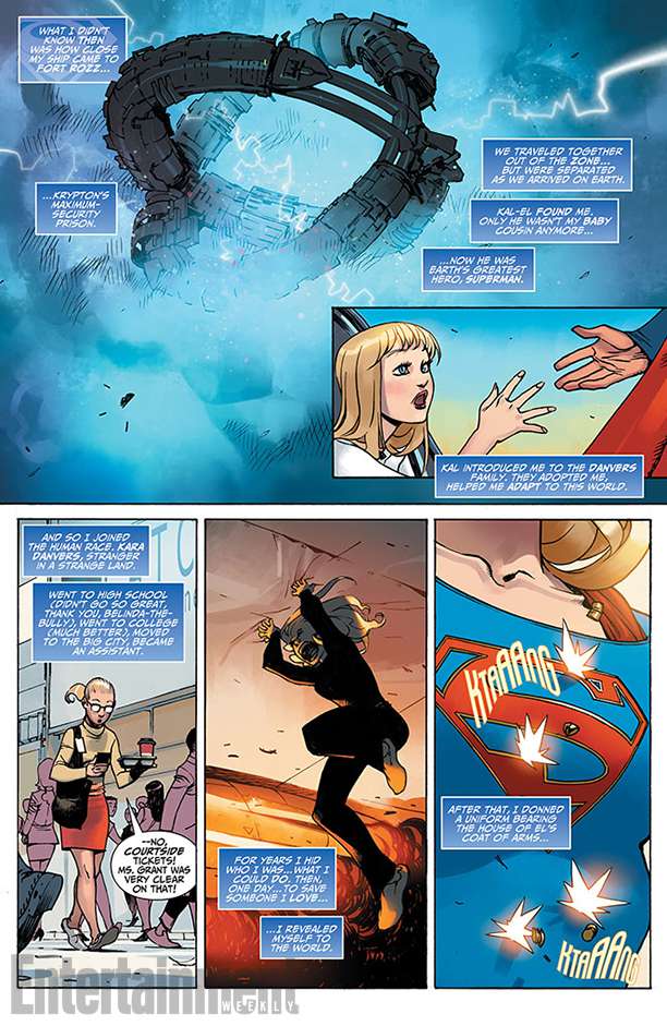 Supergirl Tv Series Comes To Life In Comics Ew Com