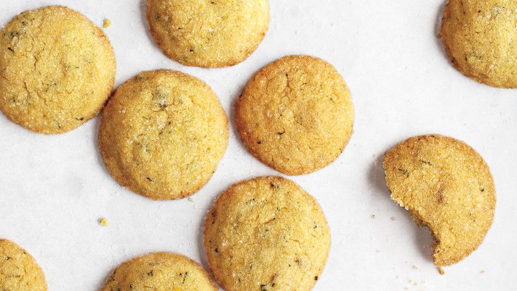 Lemon Ginger Cookies With Mint Recipe Martha Stewart
