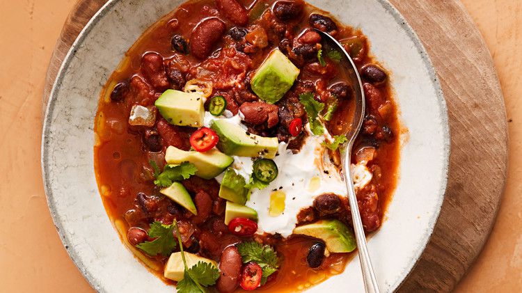 Spicy Vegetarian Chili Recipe Martha Stewart