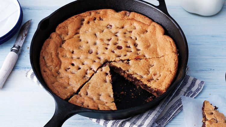 Skillet Chocolate Chip Cookie Recipe | Martha Stewart