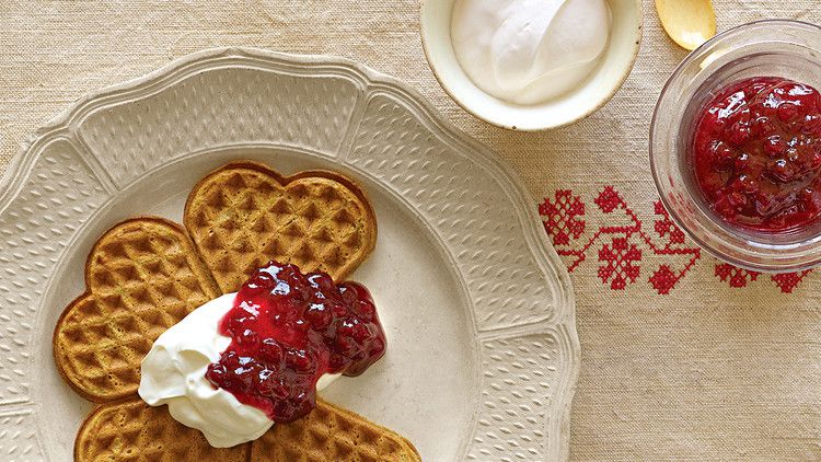 Gingerbread Waffles Recipe - Martha Stewart