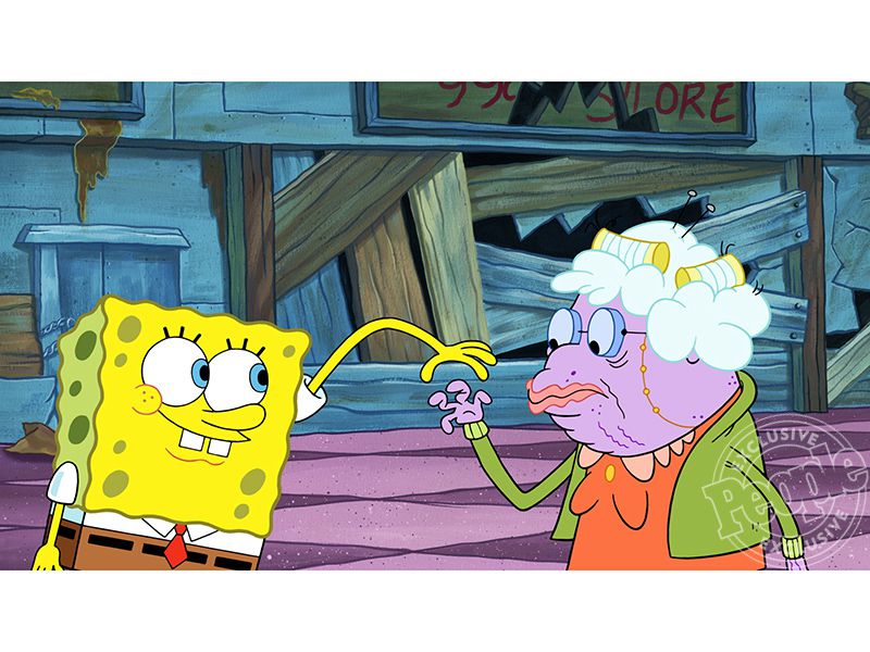 Spongebob Squarepants See Betty White And Aubrey Plaza People Com