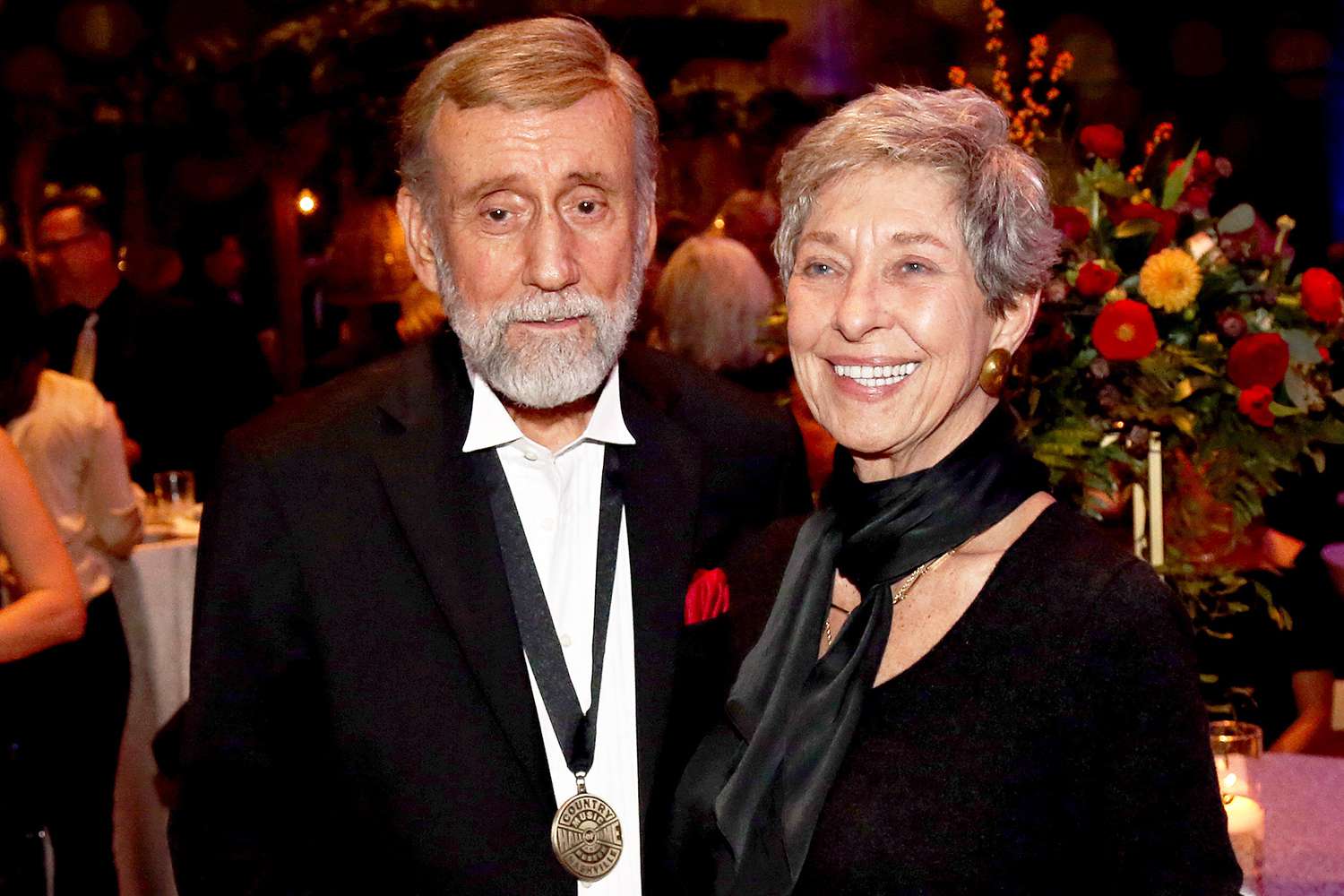 Ray Stevens and Penny Jackson seen during the 2019 Country Music Hall of Fame Medallion Ceremony at Country Music Hall of Fame and Museum on October 20, 2019 in Nashville, Tennessee.