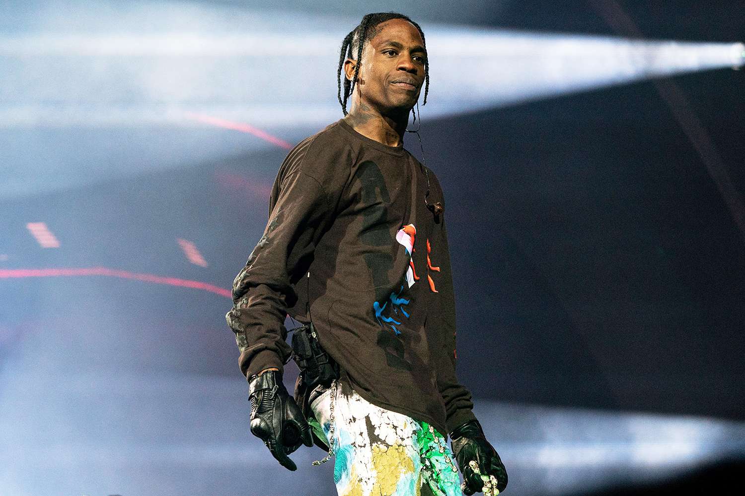 Travis Scott performs on day one of the Astroworld Music Festival at NRG Park, in Houston 2021 Astroworld Festival - Day One, Houston, United States - 05 Nov 2021