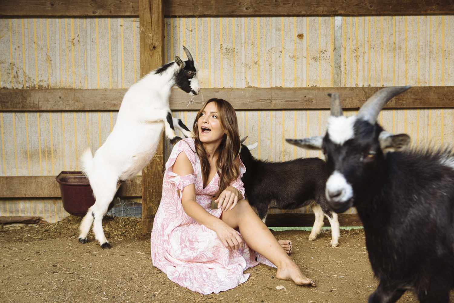 Country Singer Brit Taylor Has 3 Dogs, 4 Goats, 10 Chickens, and a Cat — and Wants More Pets