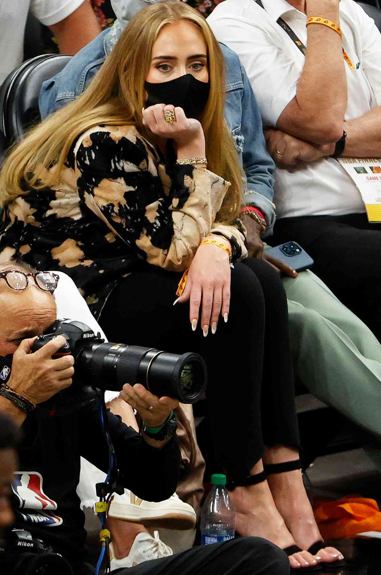 Adele Makes Rare Appearance at NBA Finals Game | PEOPLE.com
