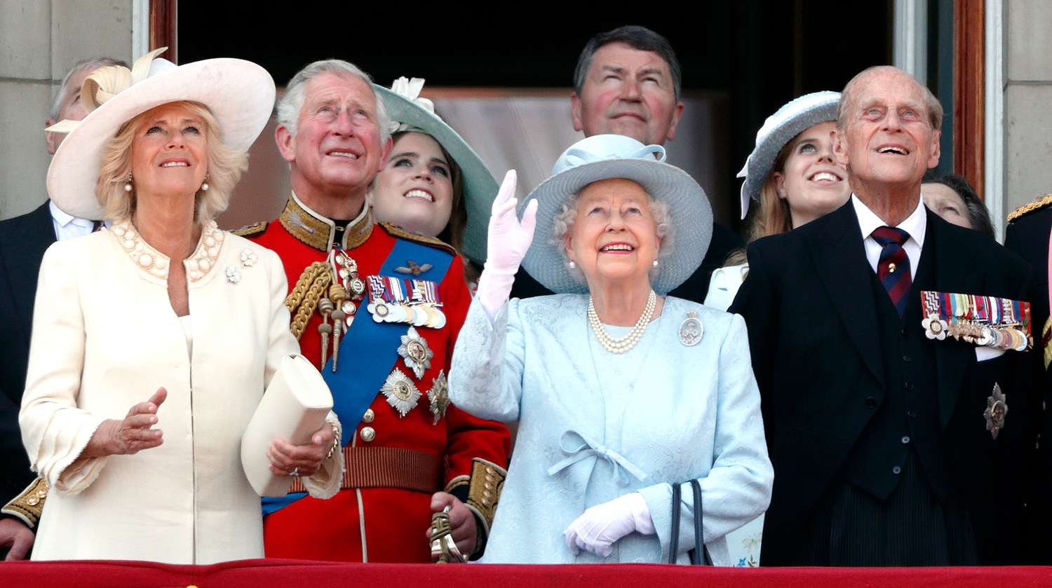 Camilla, Duchess of Cornwall, Prince Charles, Prince of Wales, Queen Elizabeth II and Prince Philip, Duke of Edinburgh
