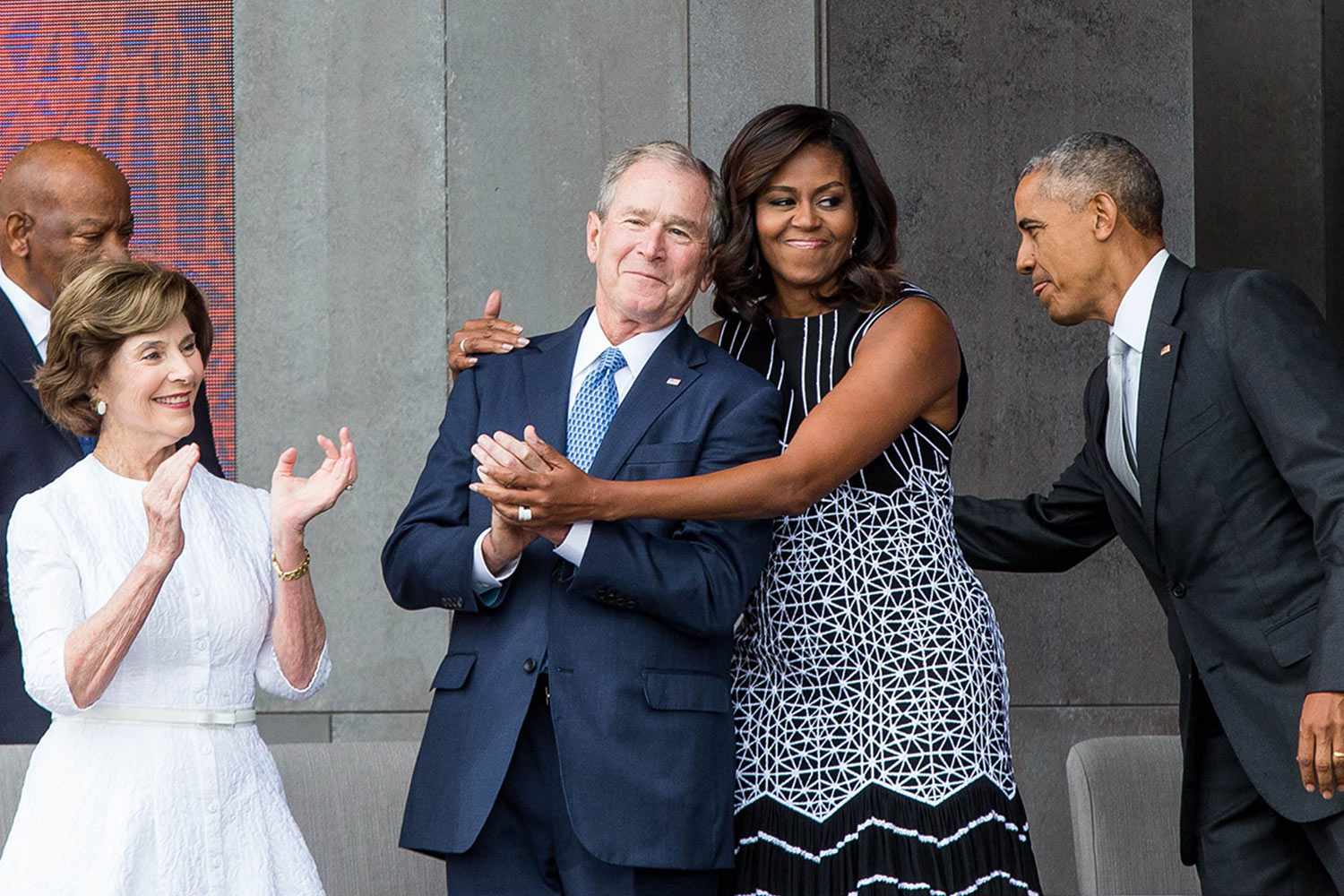 George W. Bush Talks Friendship with Michelle Obama | PEOPLE.com