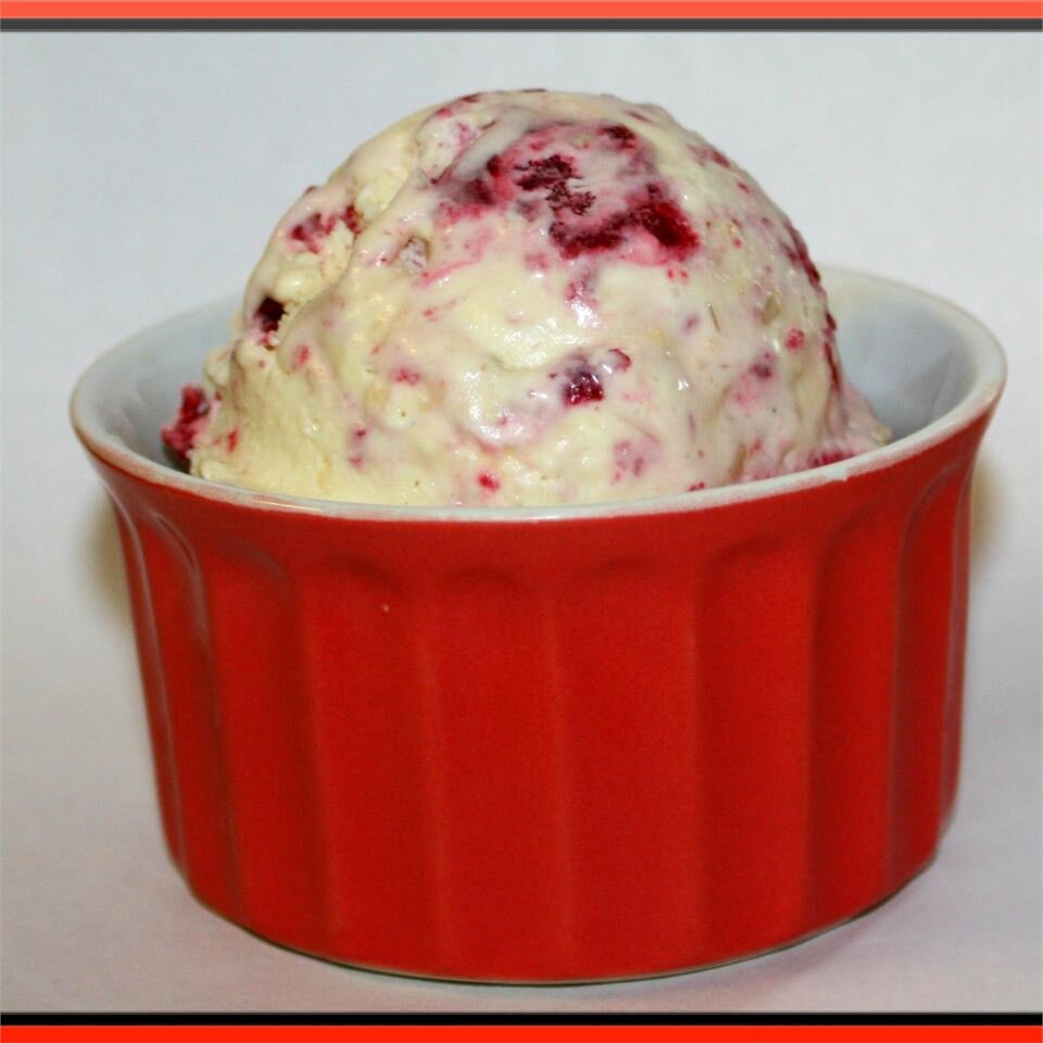 White Chocolate And Raspberry Ice Cream Recipe Allrecipes