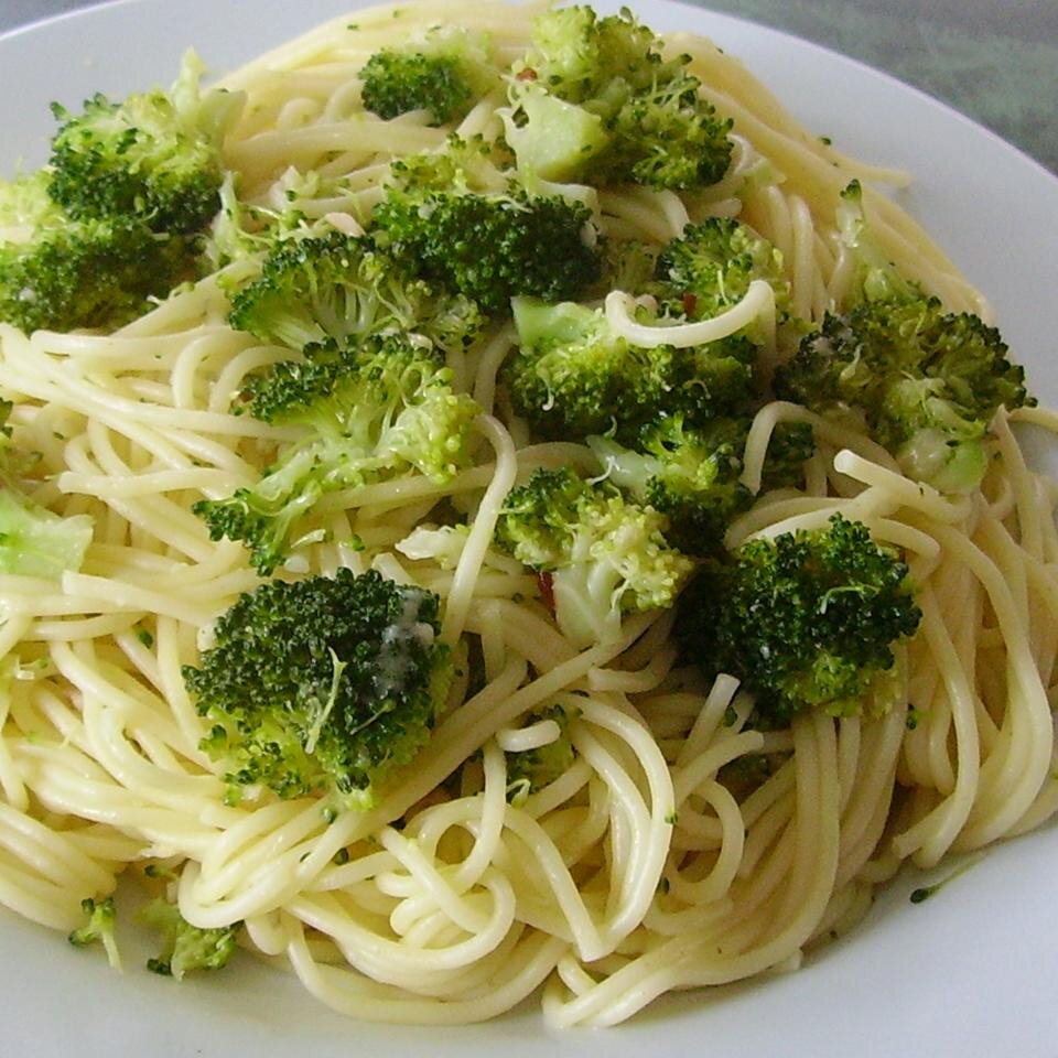 Broccoli Garlic Angel Hair Pasta Recipe Allrecipes