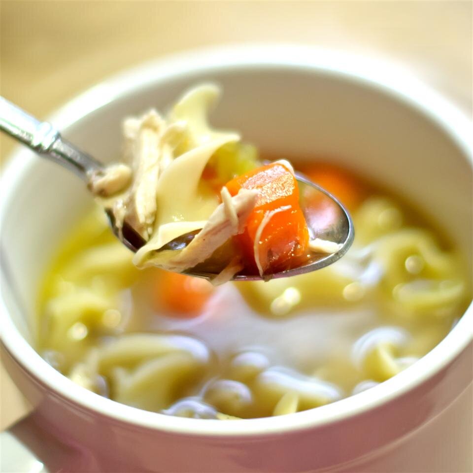 Chef John S Homemade Chicken Noodle Soup Recipe Allrecipes