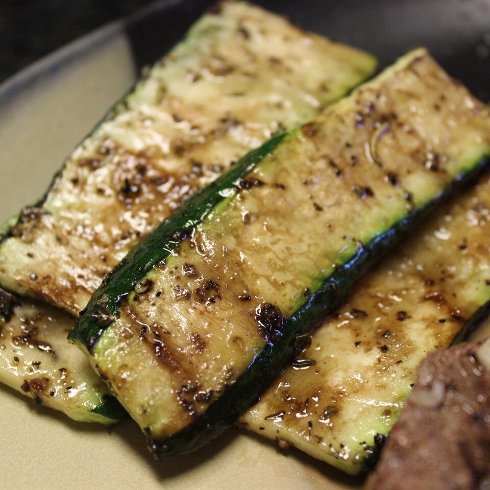 Balsamic Grilled Zucchini Recipe Allrecipes