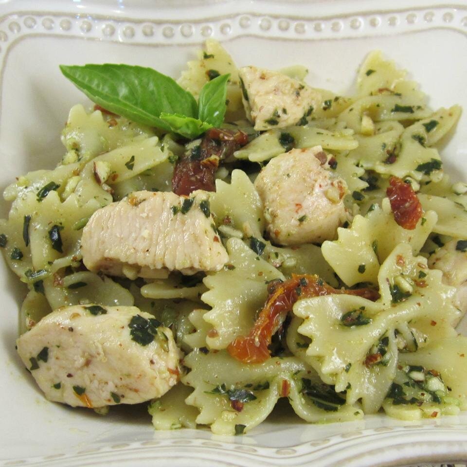 Pesto Pasta With Chicken Recipe Allrecipes