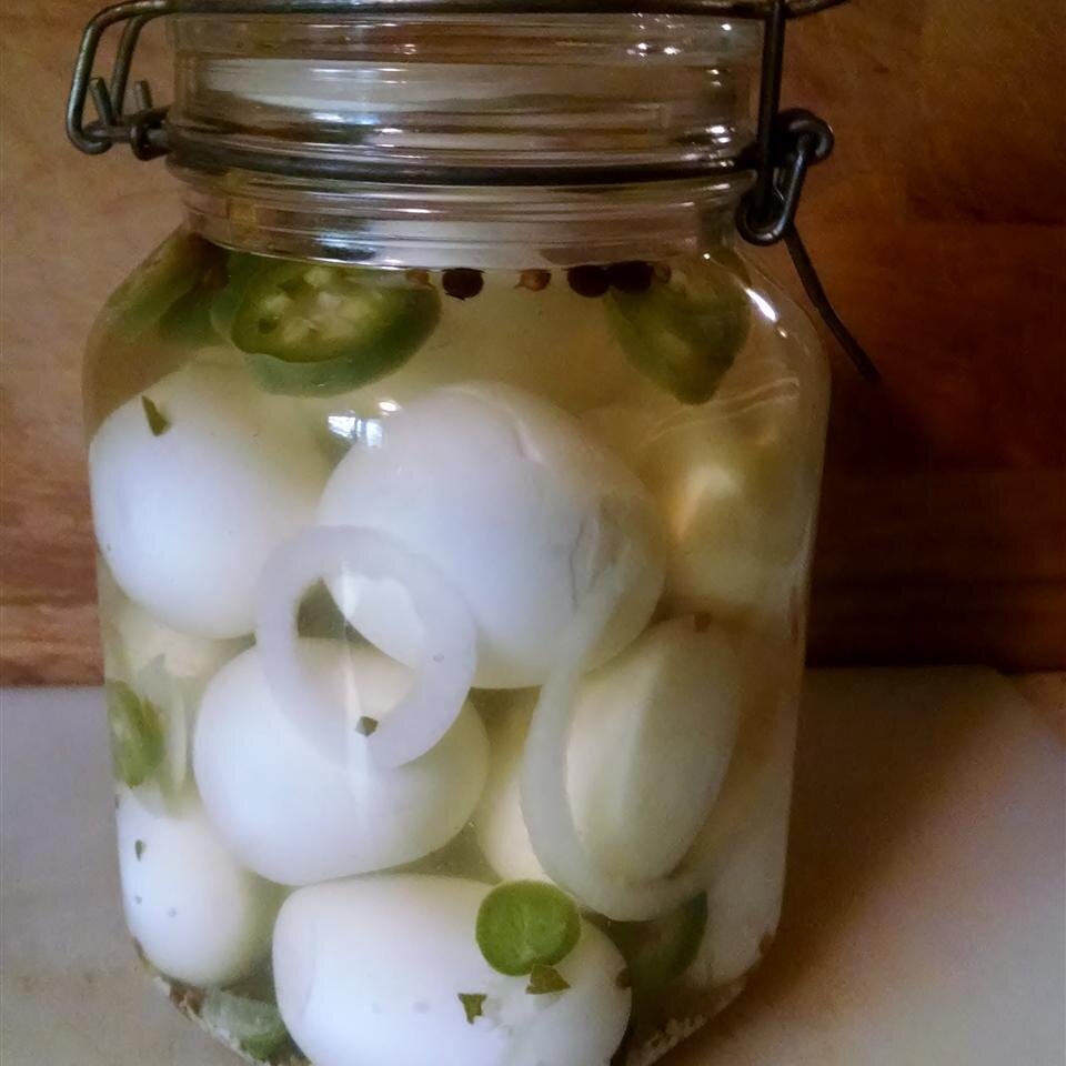 Home made pickled eggs