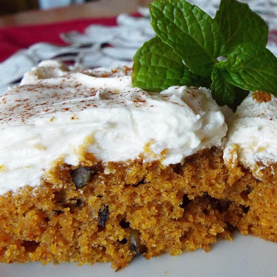 Pumpkin Bars With Cream Cheese Frosting Recipe Allrecipes