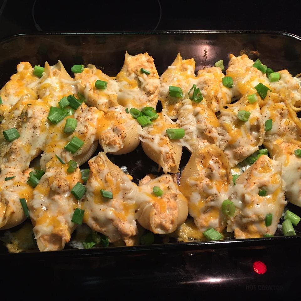 Buffalo Chicken Stuffed Shells Recipe Allrecipes