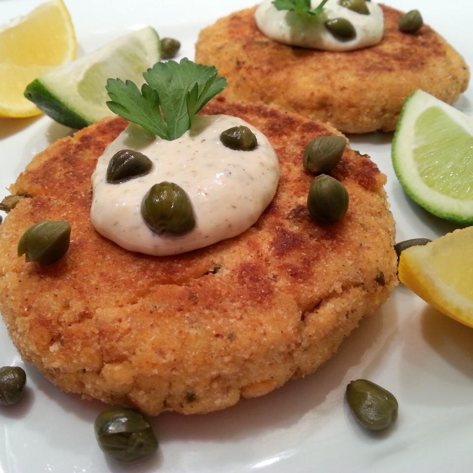 Chef John S Salmon Cakes Allrecipes