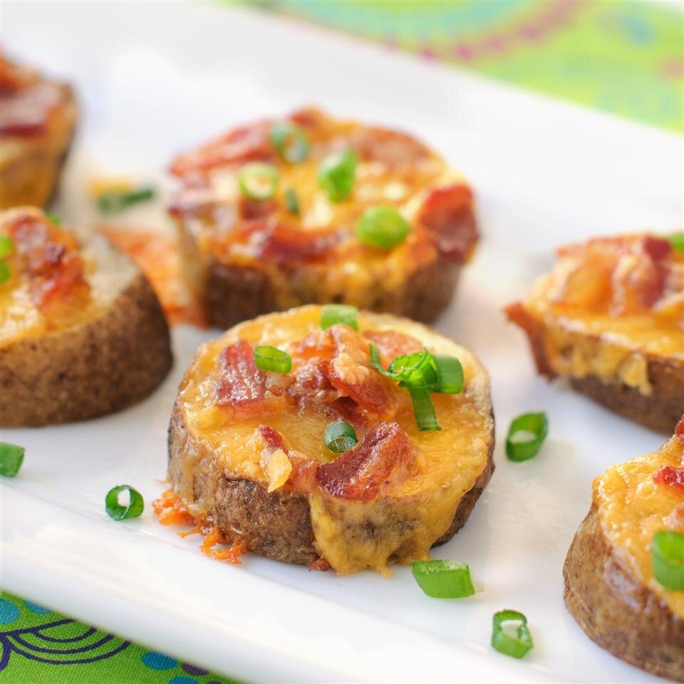 Cheese And Bacon Potato Rounds Recipe Allrecipes