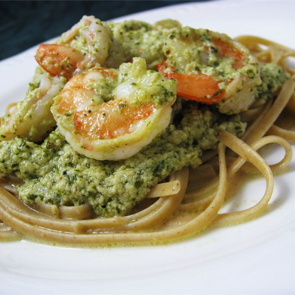 Featured image of post Recipe of Basil Pesto Pasta Recipe With Shrimp