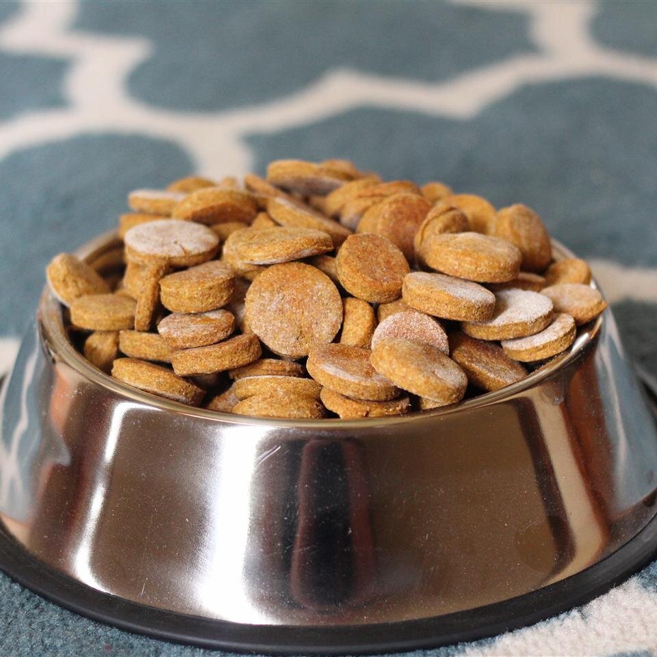 Peanut Butter And Pumpkin Dog Treats Recipe Allrecipes