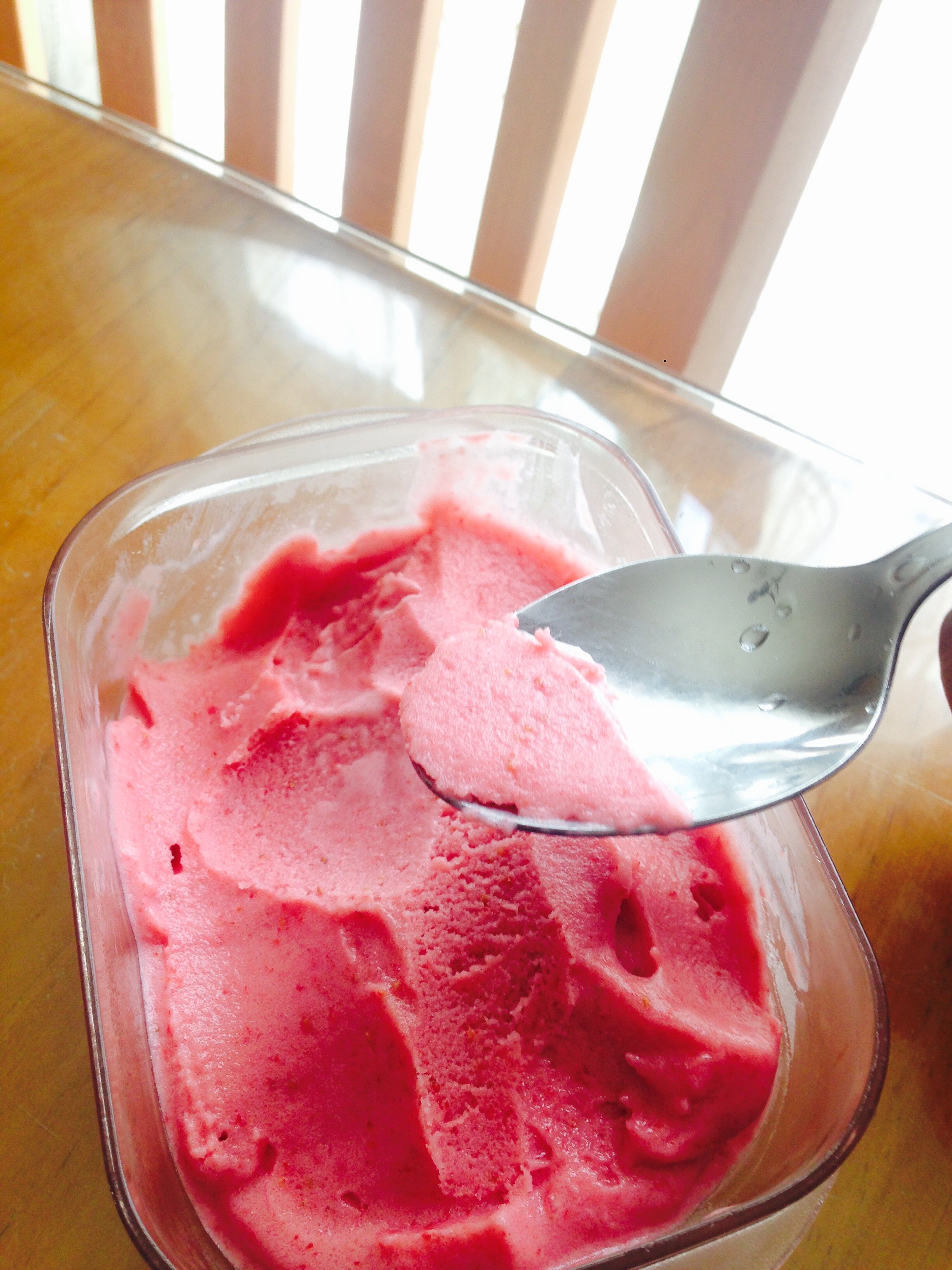 2 Ingredient Strawberry Sorbet Allrecipes