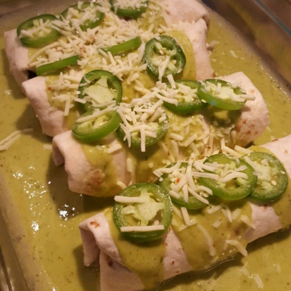 Jalapeno Cream Cheese Chicken Enchiladas Recipe Allrecipes