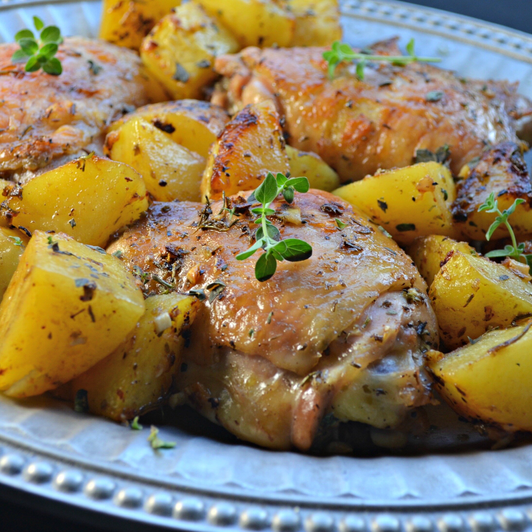 Greek Lemon Chicken And Potatoes Recipe Allrecipes