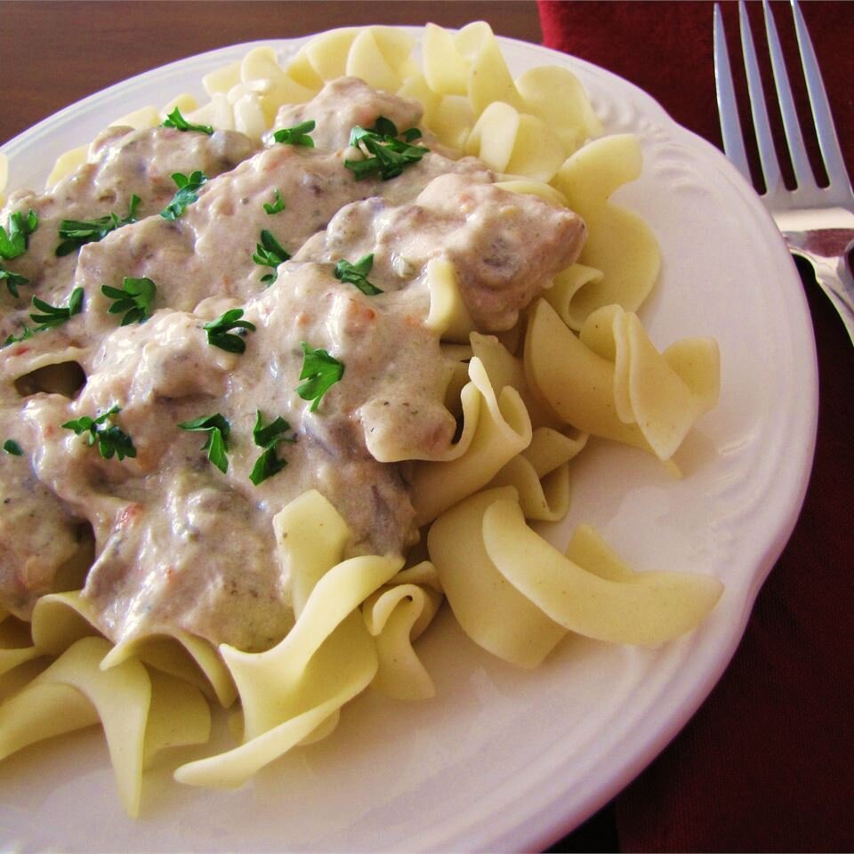 Slow Cooker Chicken Stroganoff Recipe Allrecipes