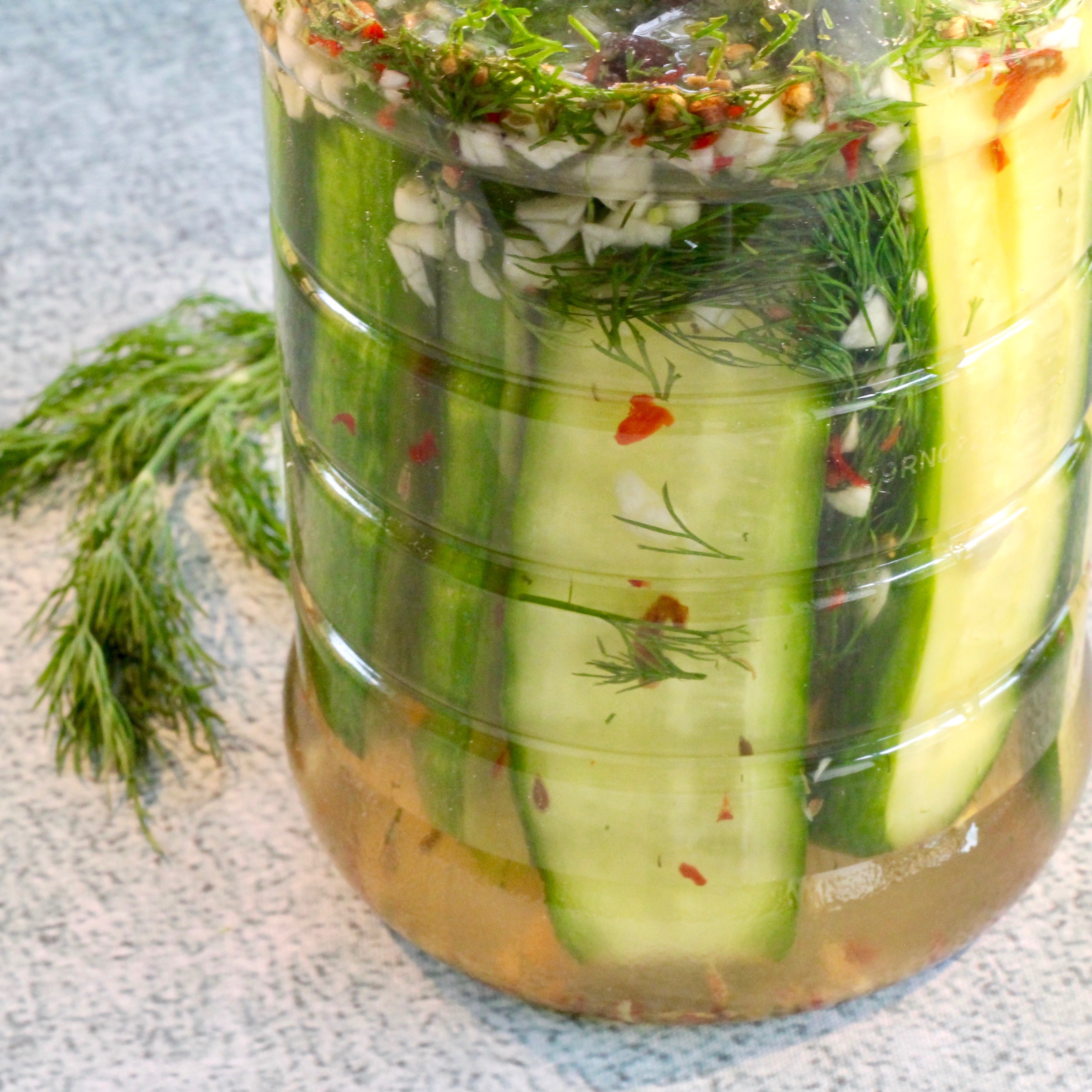 Spicy Refrigerator Dill Pickles Recipe Allrecipes