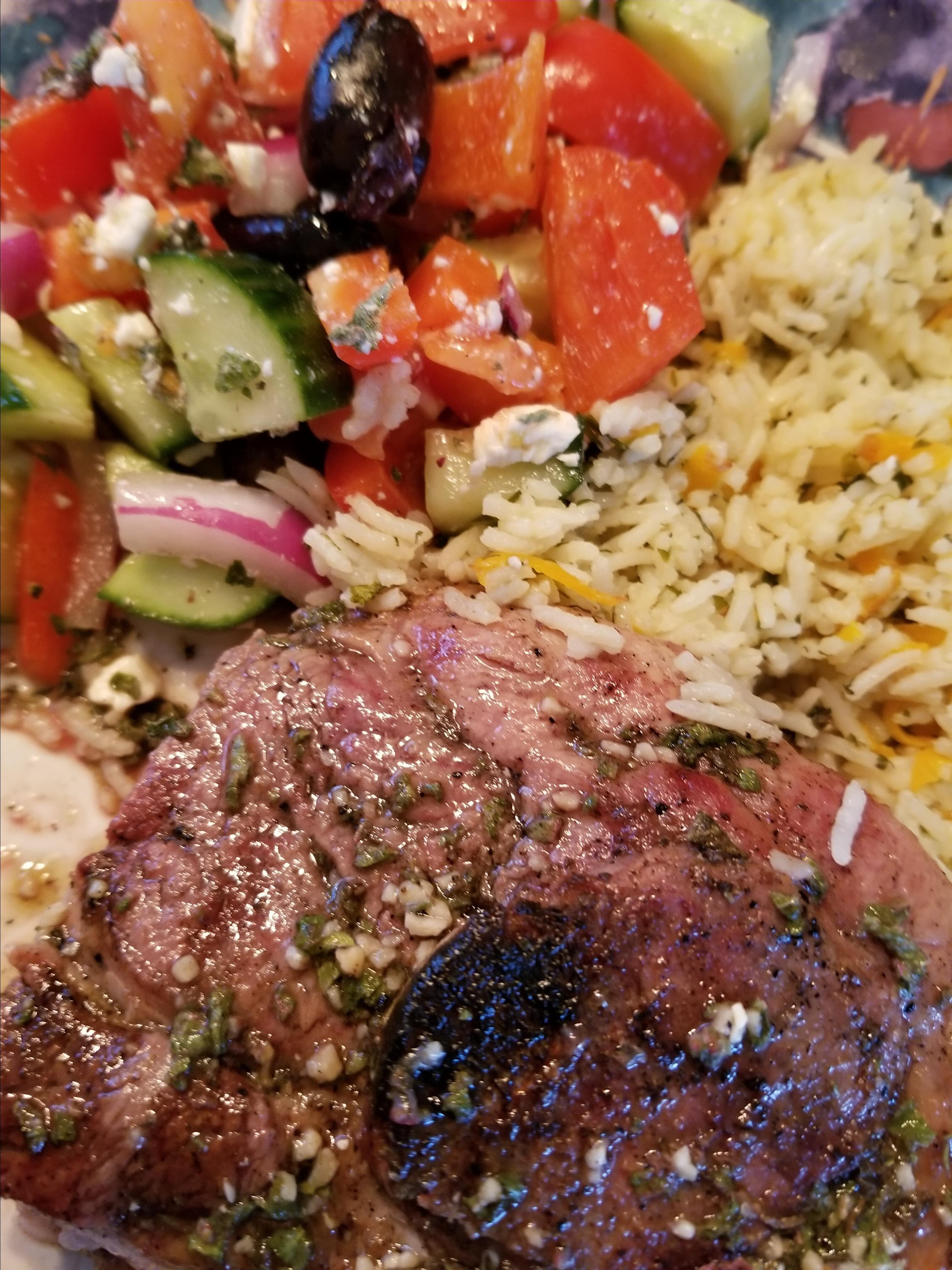 Grilled Lamb Shoulder Steaks Allrecipes