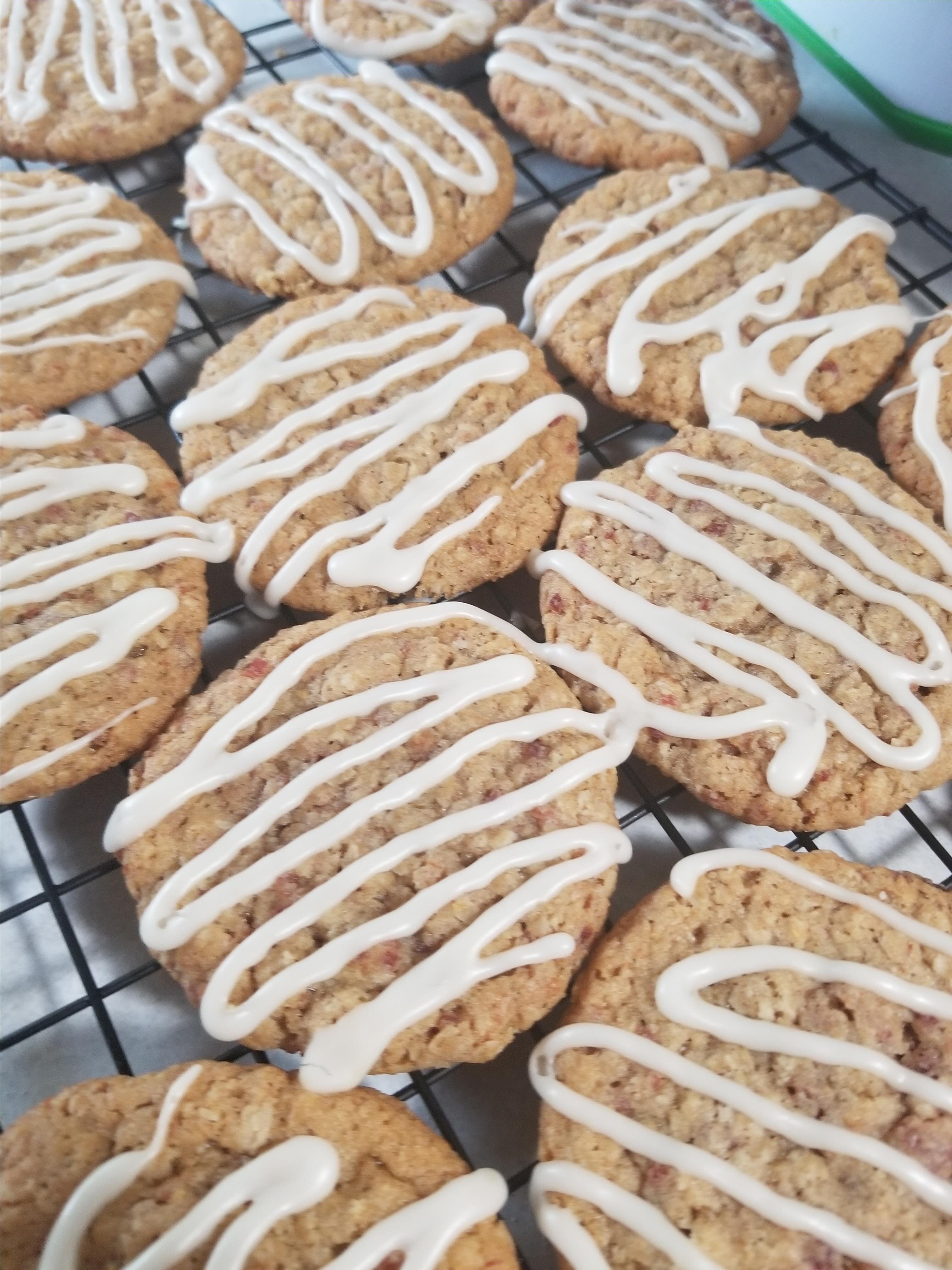 Bacon Oatmeal Breakfast Cookies With Maple Glaze Recipe Allrecipes