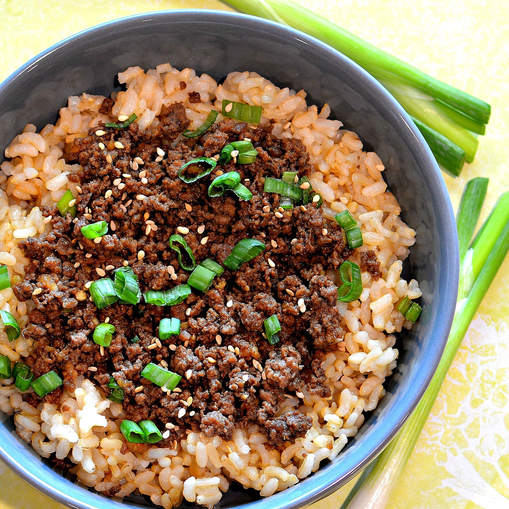 Easy Korean Ground Beef Bowl Recipe Allrecipes