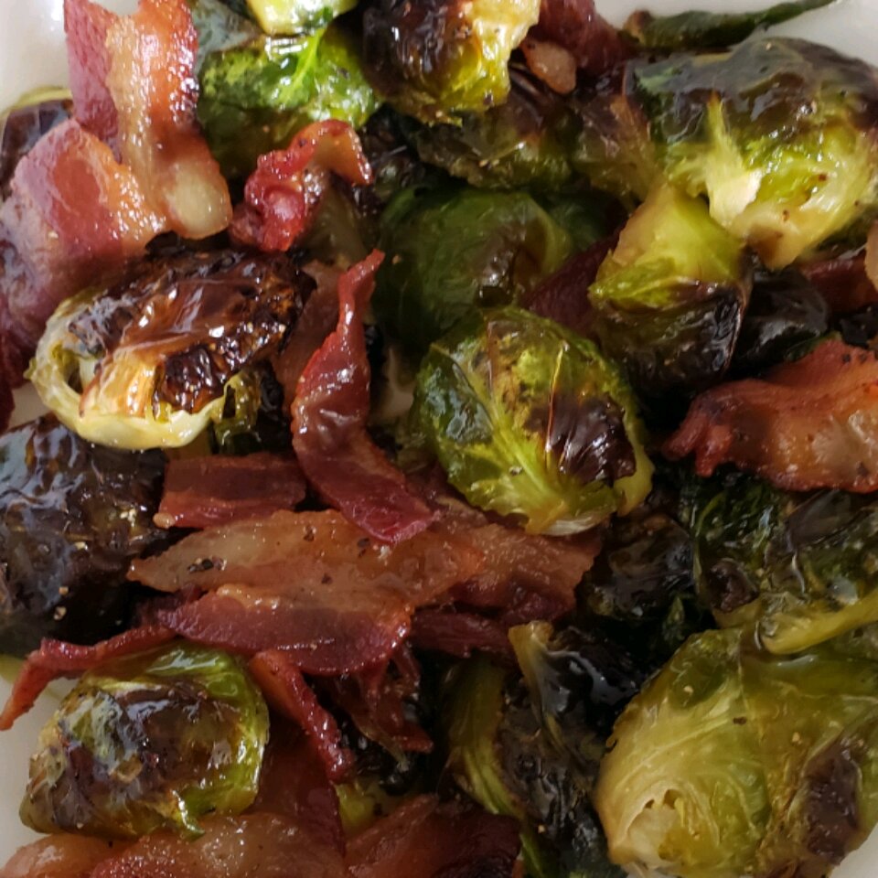 Maple Roasted Brussels Sprouts With Bacon Recipe Allrecipes