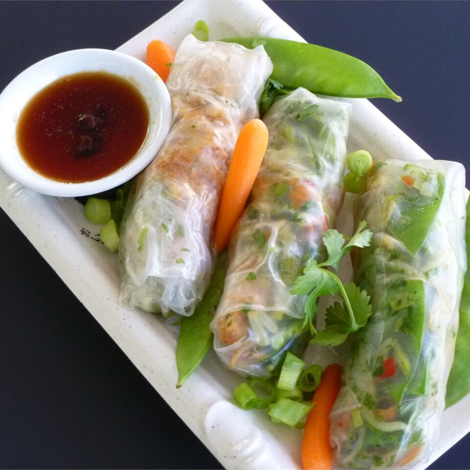 Thai Chicken Spring Rolls Recipe Allrecipes